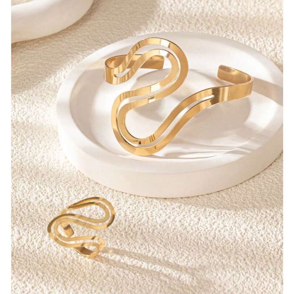 Modern Bracelet Ring Set - Picture 4 of 5